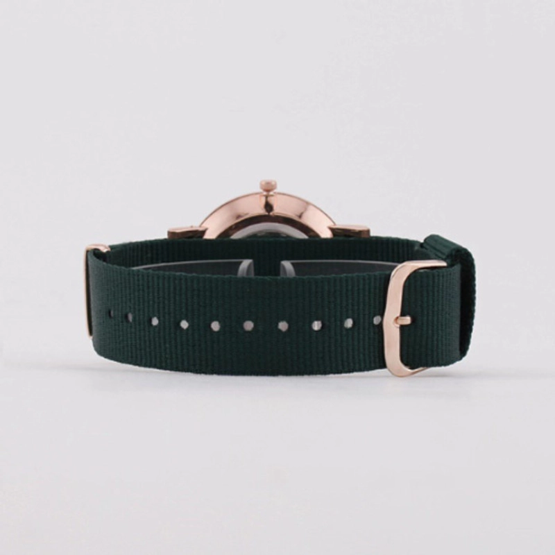 Product image KAHASIL - Jam Tangan Wanita Pria Analog Quartz Tali Nilon Canvas Bulat KHJMT02 all variant ABU